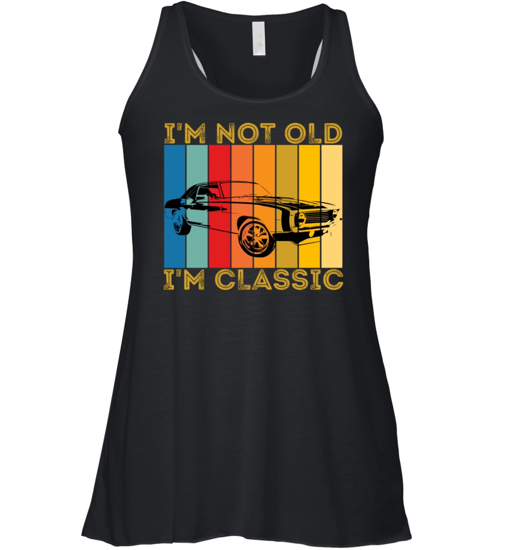 Not Old Classic Vintage Car Women's Flowy Tank Top