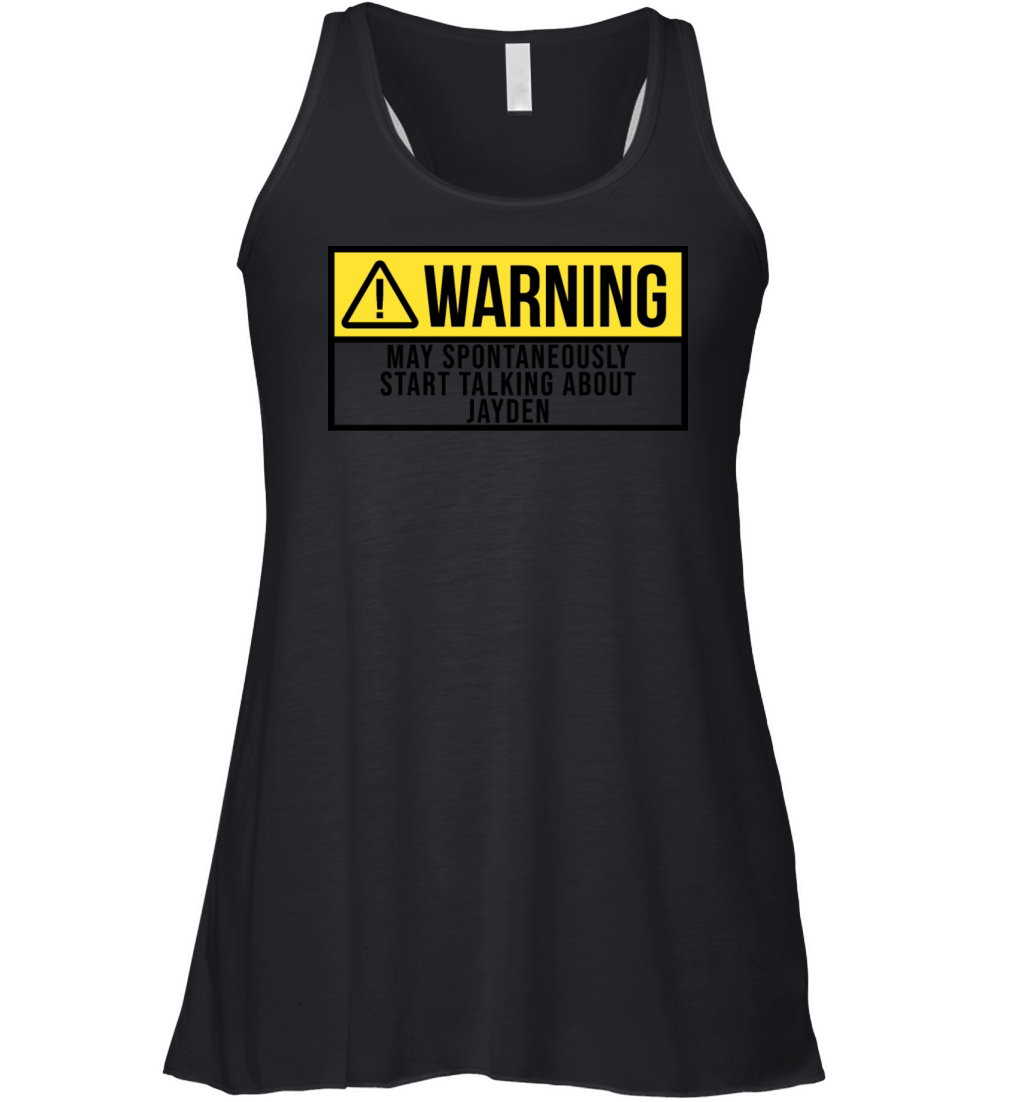 Warning Jayden Women's Flowy Tank Top
