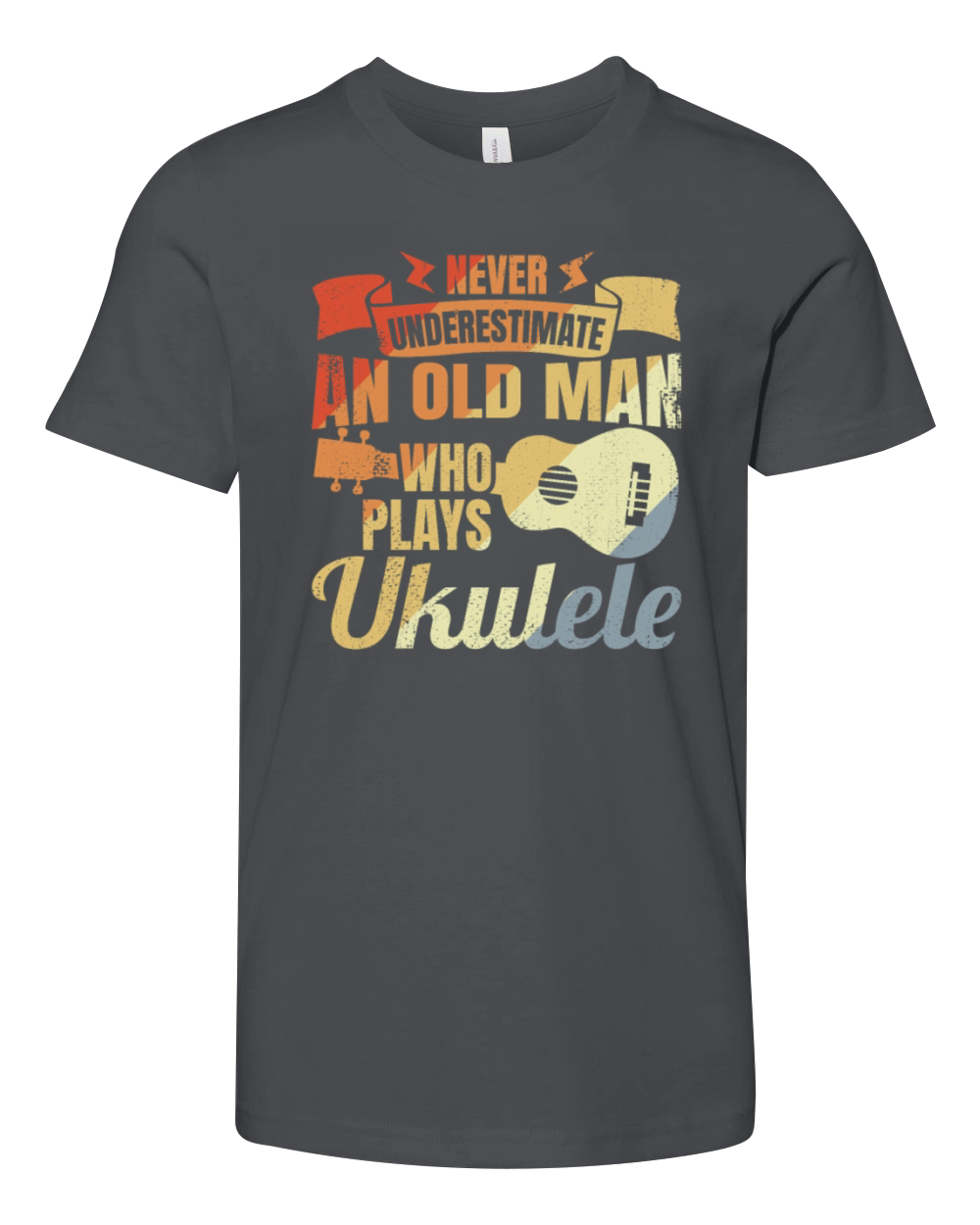 Ukulelist Grandfather Youth Unisex Jersey Tee