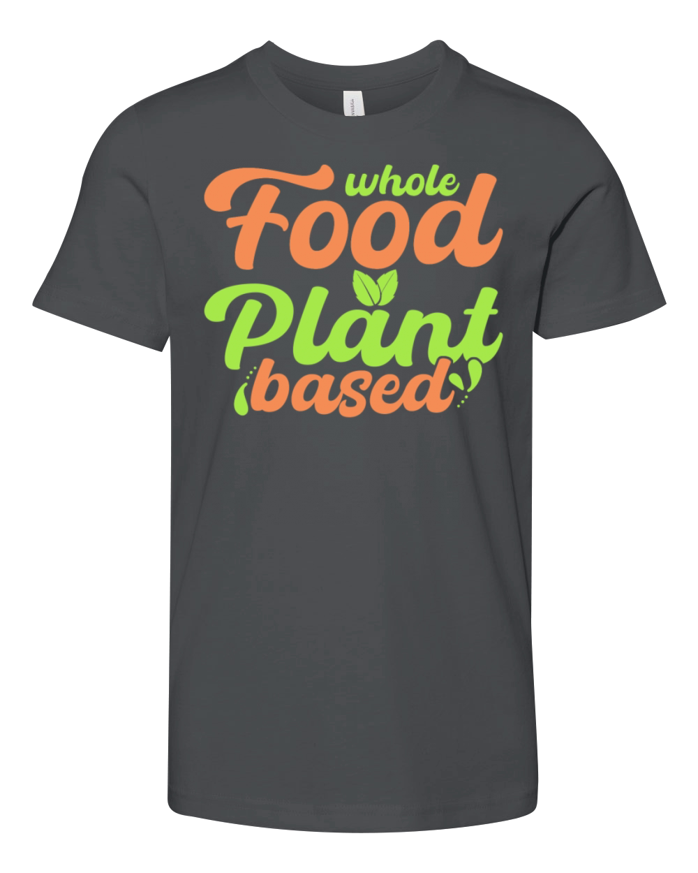 Whole Food Plant Based Vegan Youth Unisex Jersey Tee