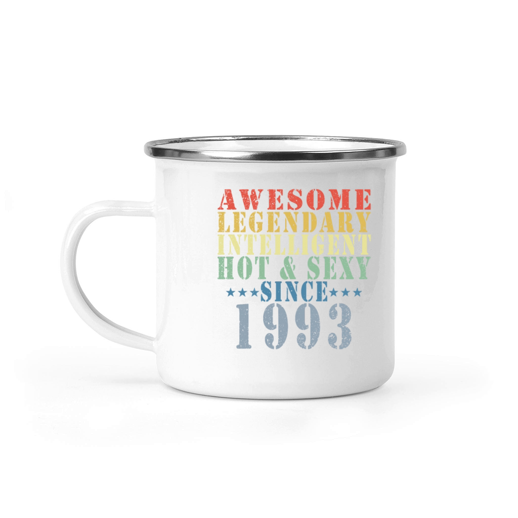 30th birthday man June vintage 1993 Awesome Camping Mug