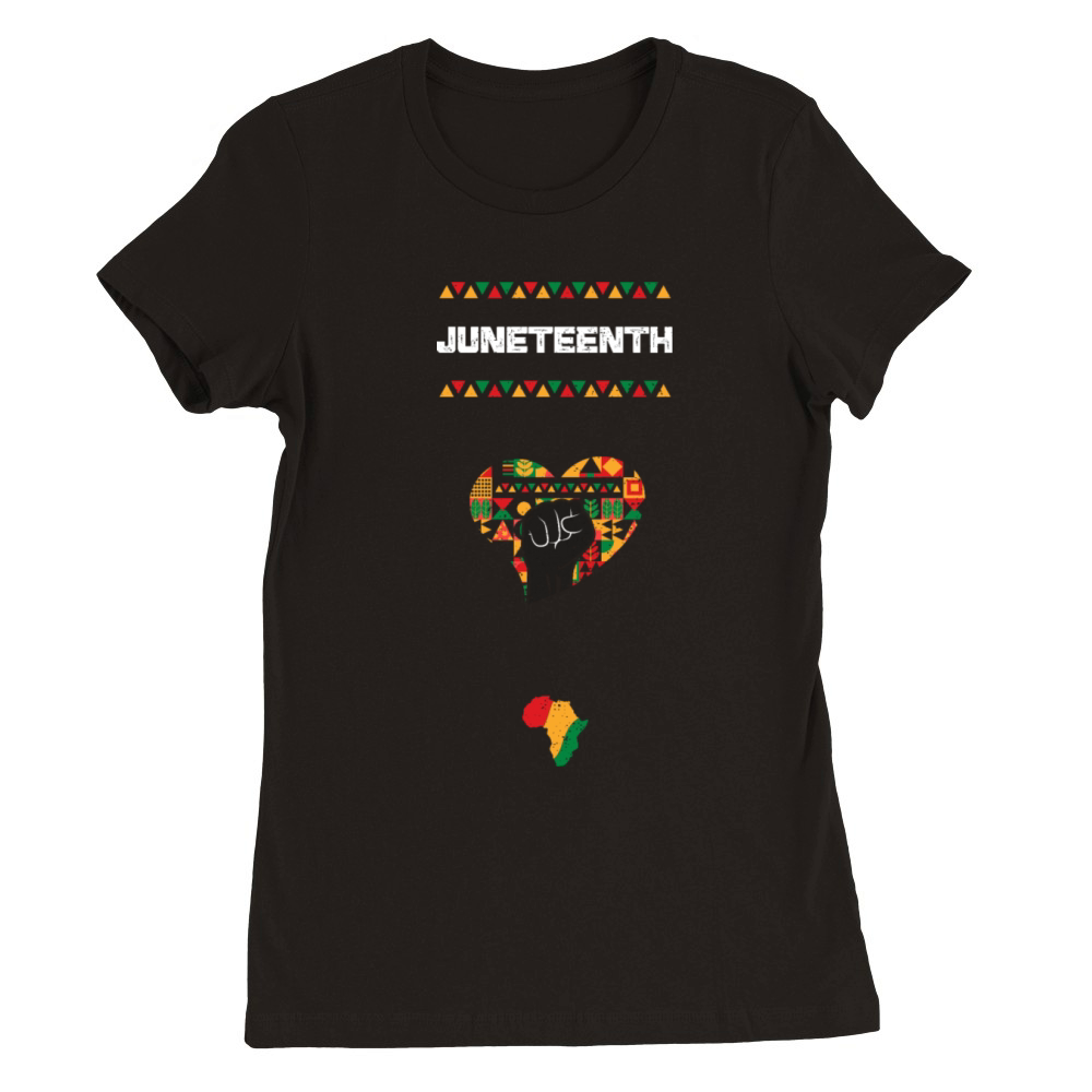 Juneteenth - Black History Month Premium Womens Crewneck T-shirt