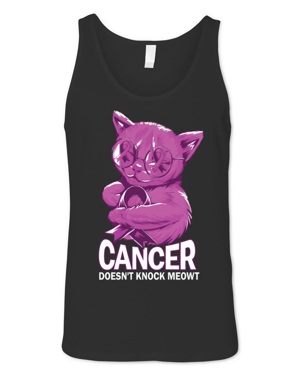 Cancer Doesnt Knock Testicular Cancer Unisex Jersey Tank