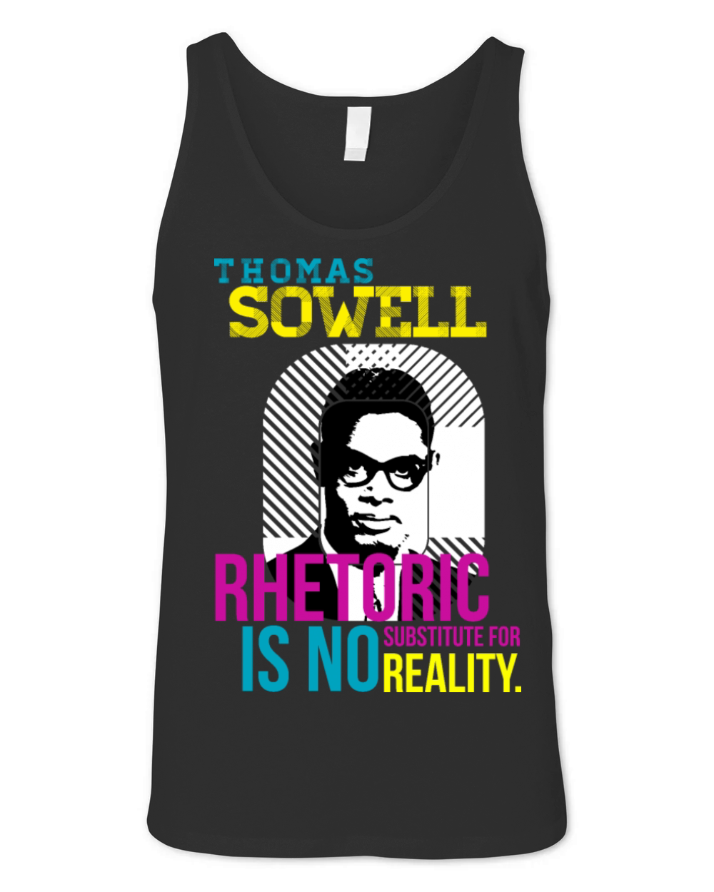 Thomas Sowell best quote Unisex Jersey Tank
