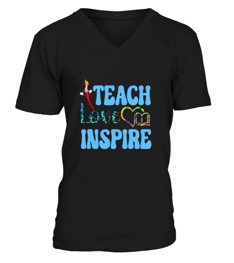 Teach Love Inspire V-Neck T-shirt