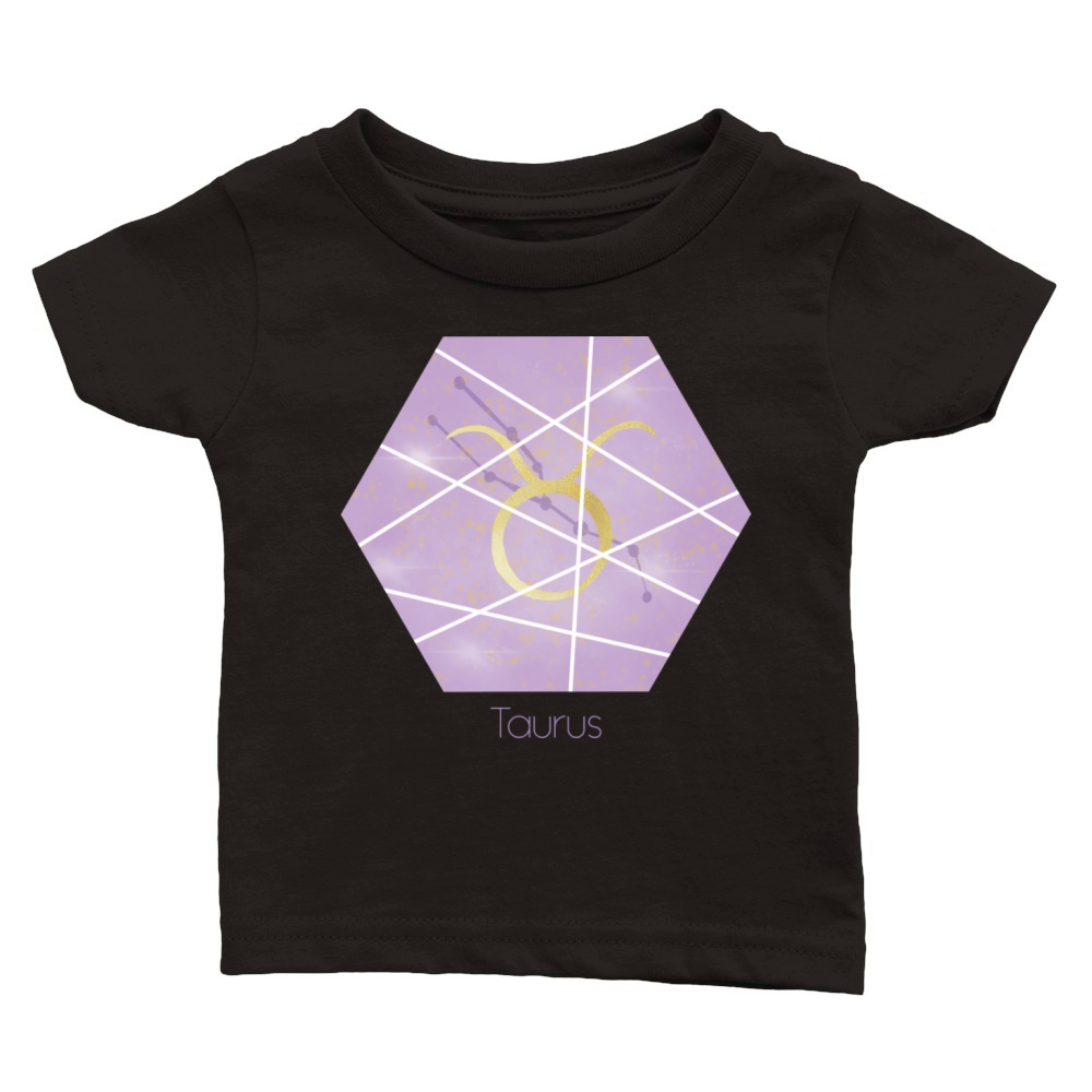 Taurus Zodiac Sign Classic Baby Crewneck T-shirt