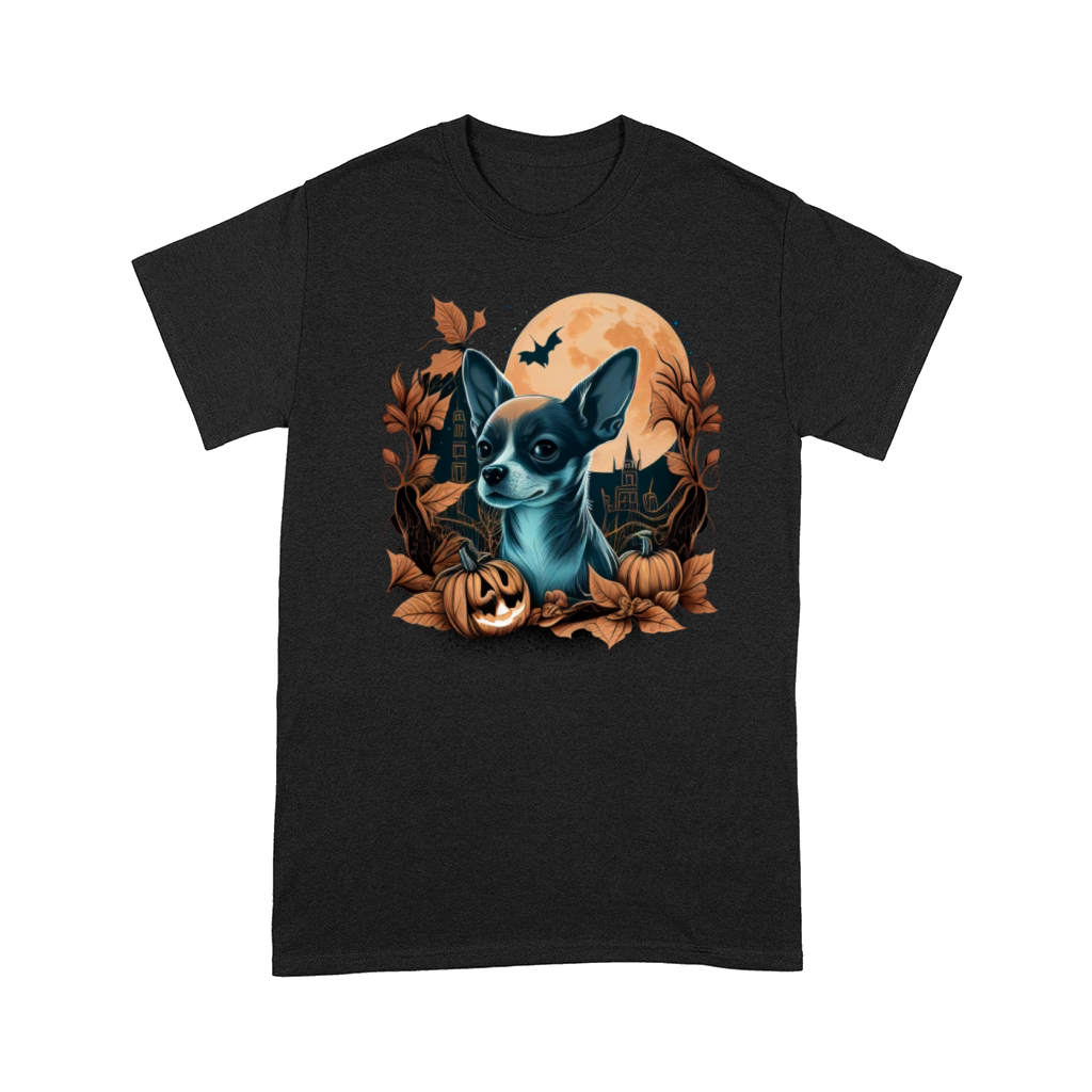 Chihuahua Halloween Costume - Scary Pumpkin Witch Comfort T-shirt