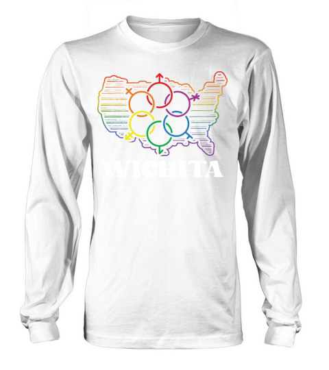Wichita Pride Month Pride Flag LGBT Community LGBT Long sleeved Unisex