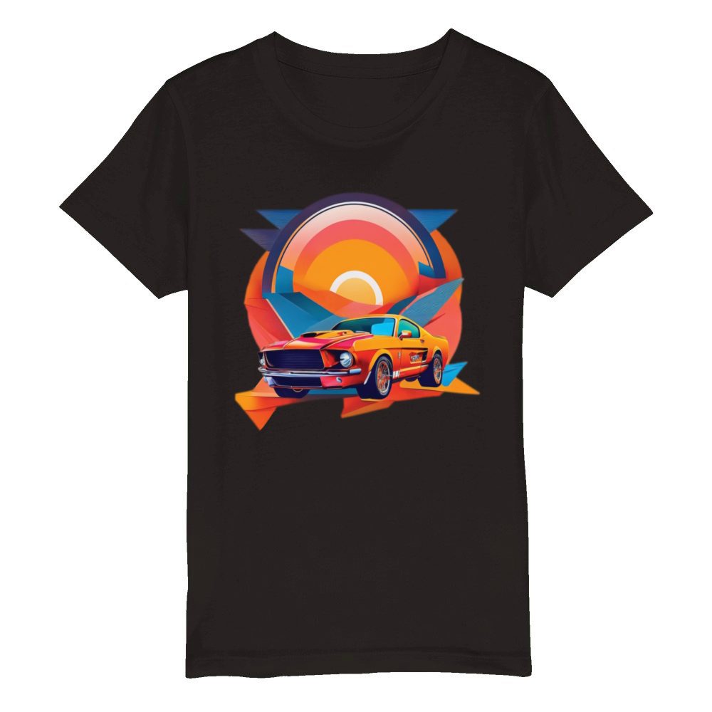 Sport Car 03 Organic Kids Crewneck T-shirt