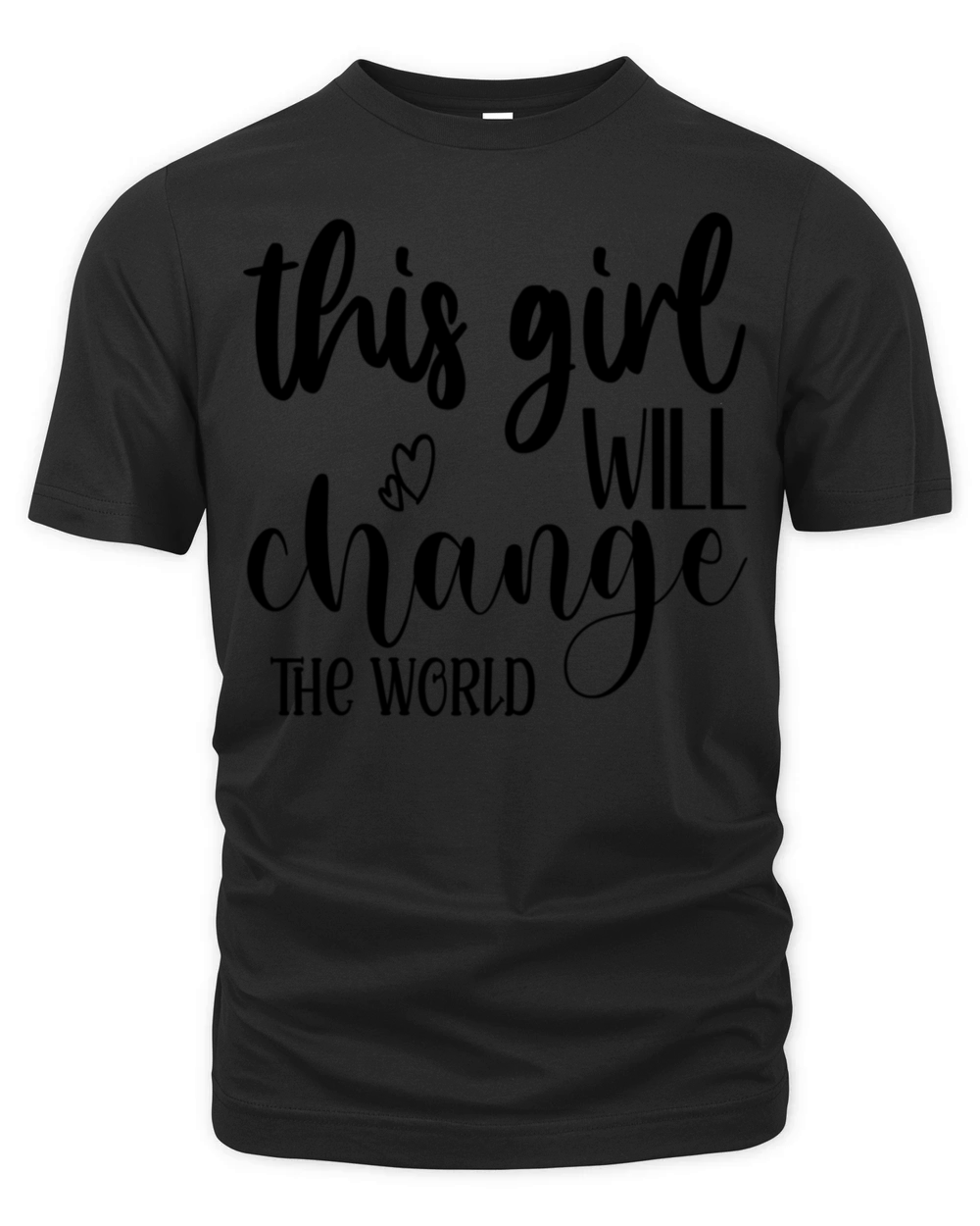 This Girl Will Change The World Organic Unisex T-shirt