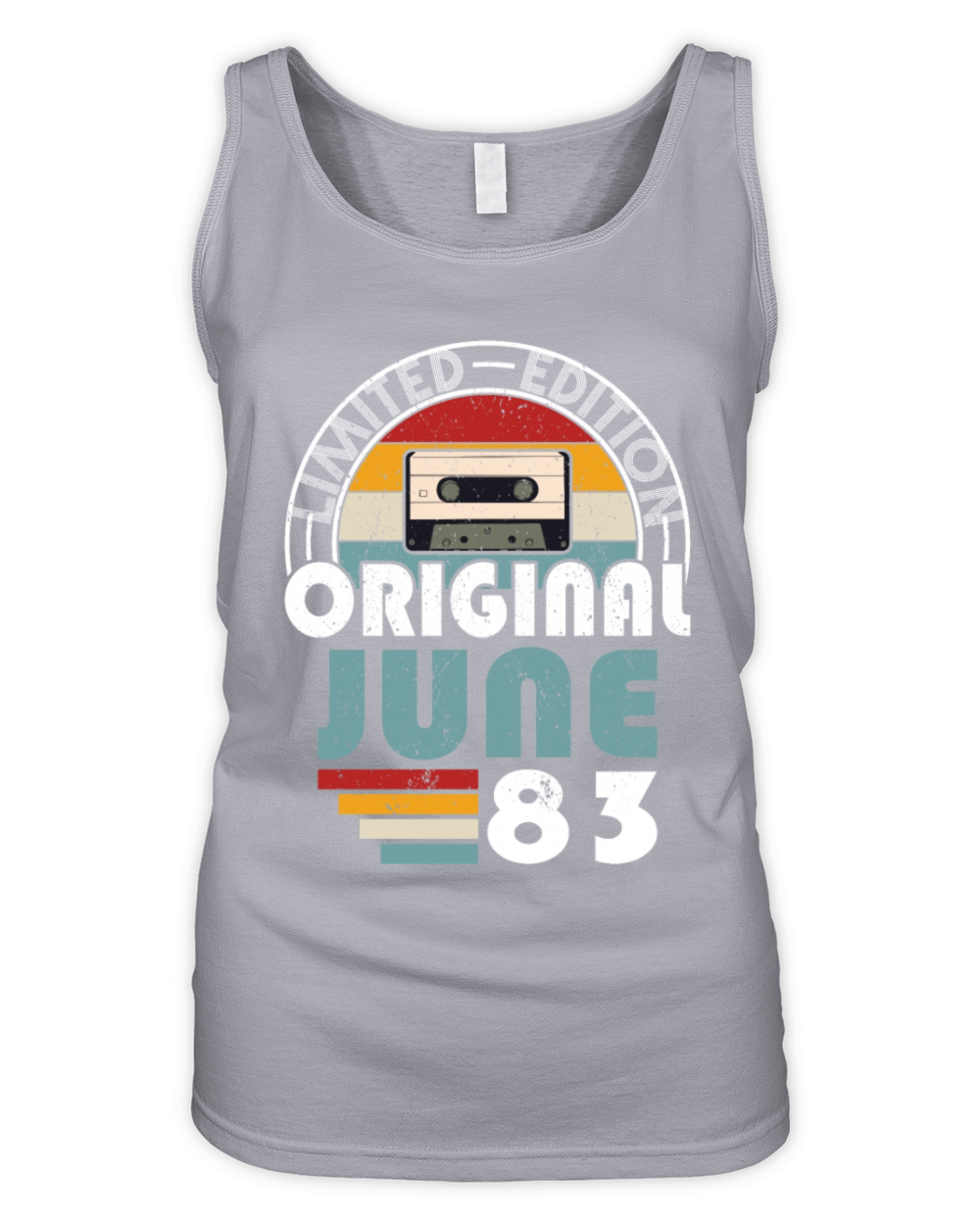 40th birthday june 1983 original 1983 Organic Women's Tank Top