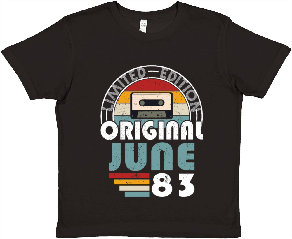 40th birthday june 1983 original 1983 Premium Kids Crewneck T-shirt