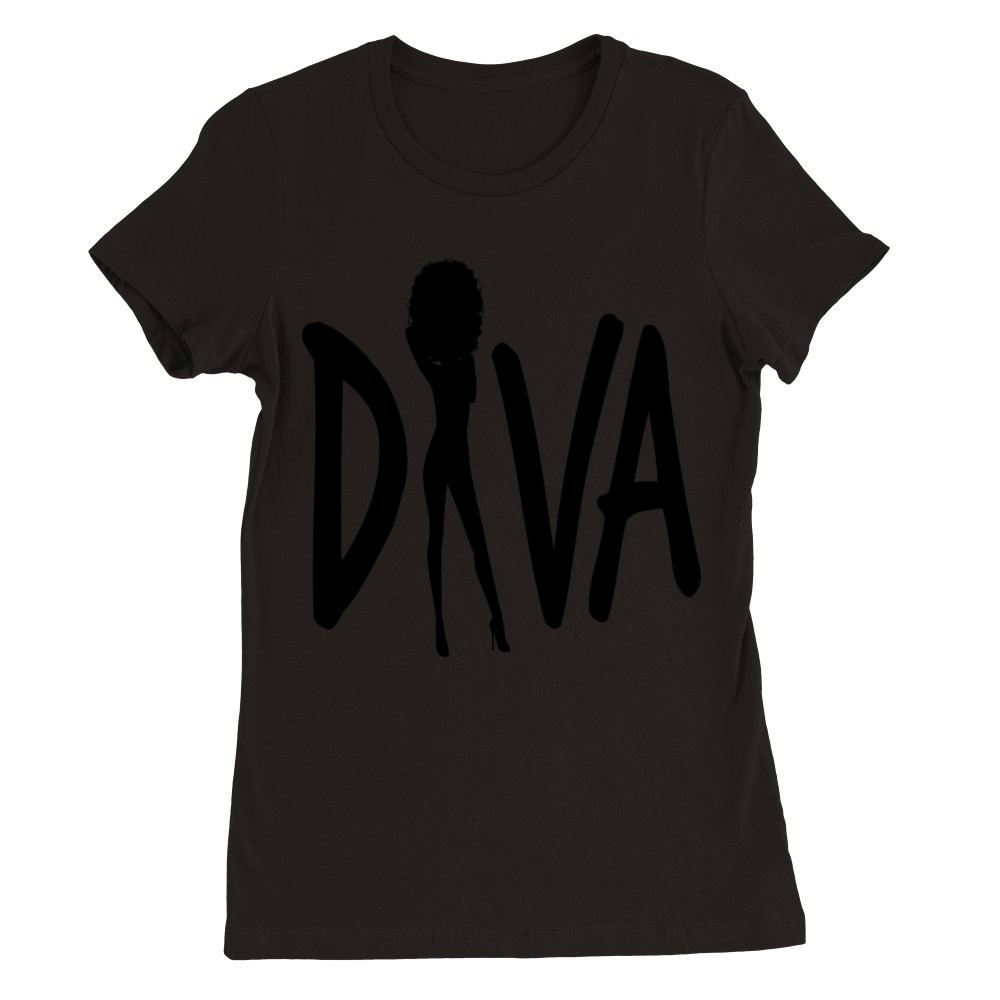 Diva Premium Womens Crewneck T-shirt