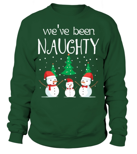 Naughty Pregnancy Announcet Snow Sweatshirt Unisex