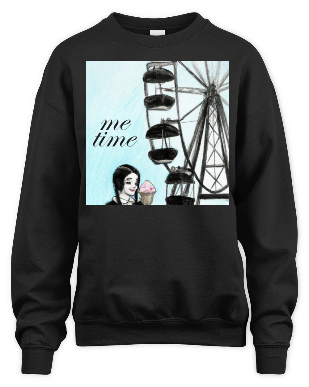 Me Time Unisex Premium Crewneck Sweatshirt