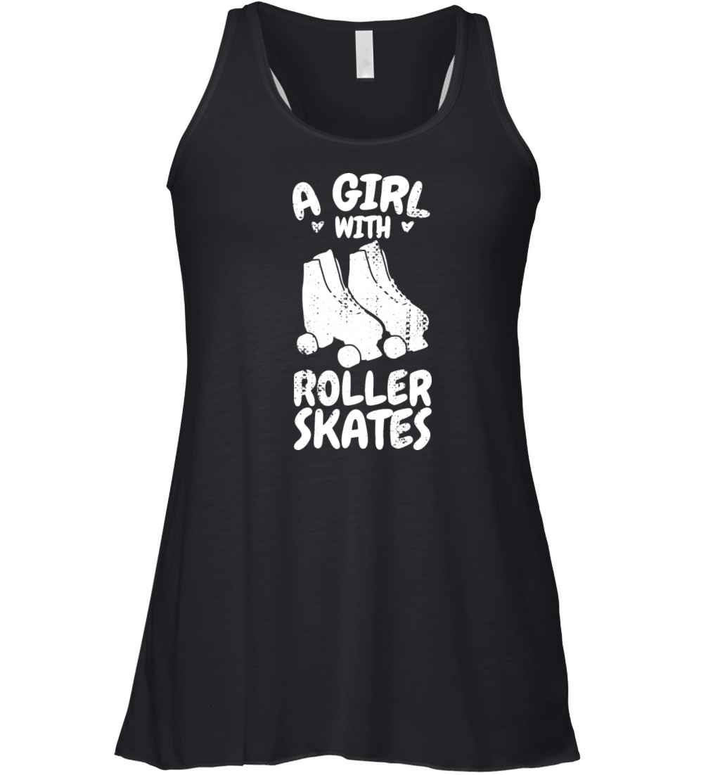 Female Roller Skater Women's Flowy Tank Top