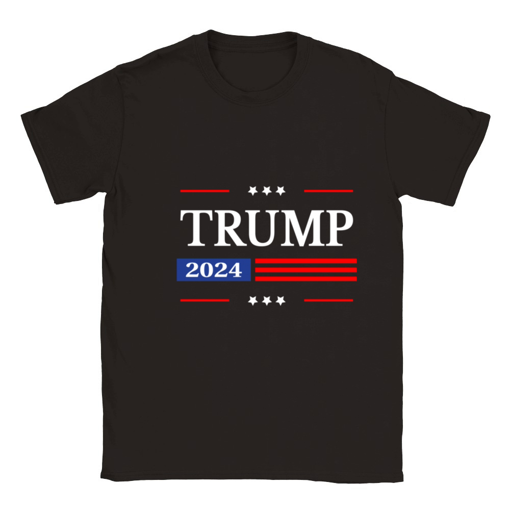 Donald President American Flag Pro Trump Vintage Classic Kids Crewneck T-shirt