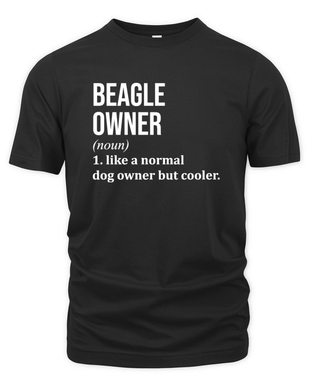 Beagle Dog Funny Organic Unisex T-shirt