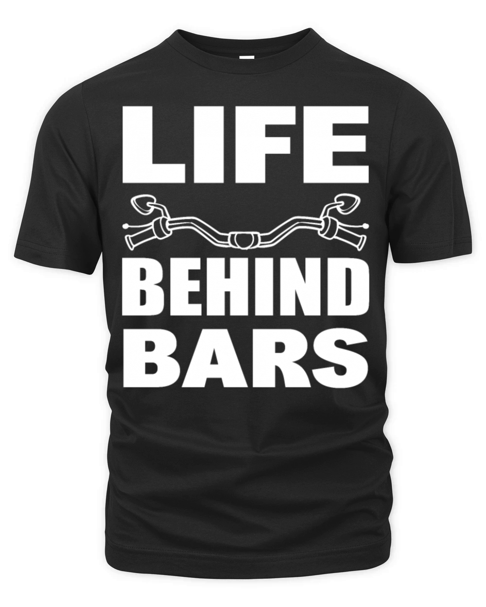 Life Behind Bars Motorcycle Rider Organic Unisex T-shirt