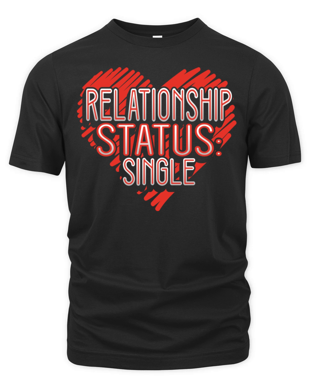 Relationship Status Valentine Funny Humor Organic Unisex T-shirt