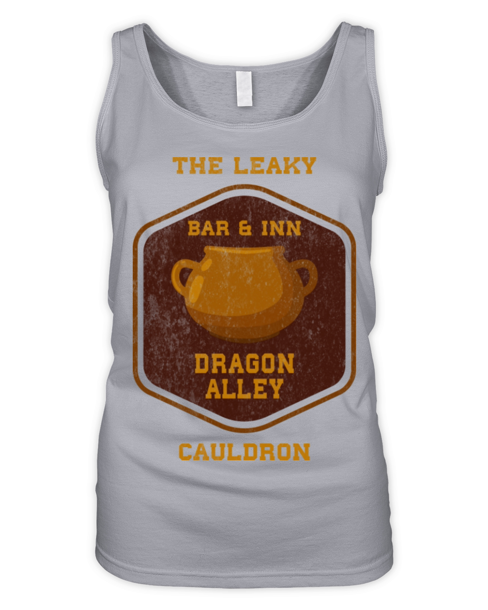 Potter Vintage The Leaky Cauldron Bar Inn Dragon Organic Women's Tank Top