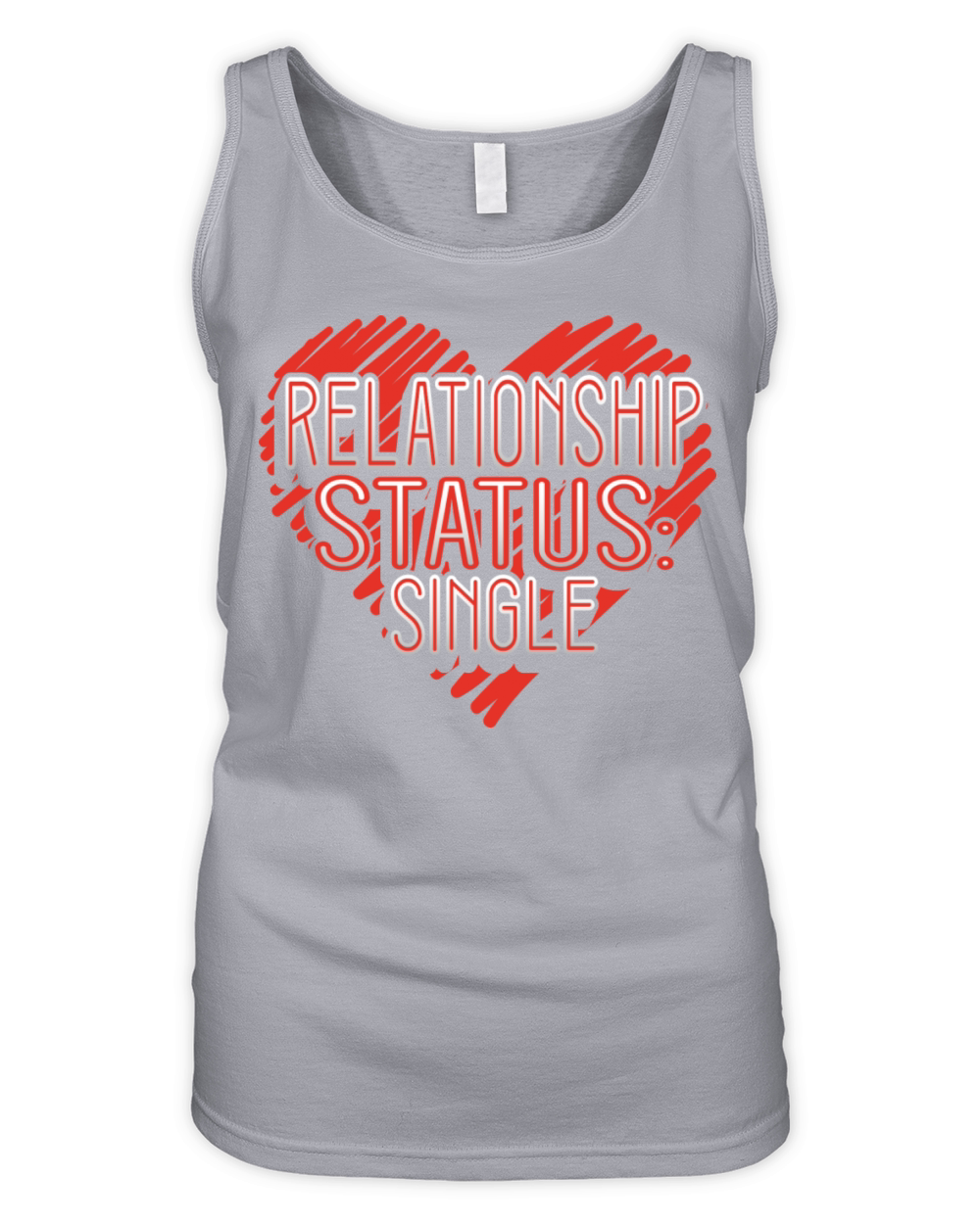 Relationship Status Valentine Funny Humor Organic Women's Tank Top