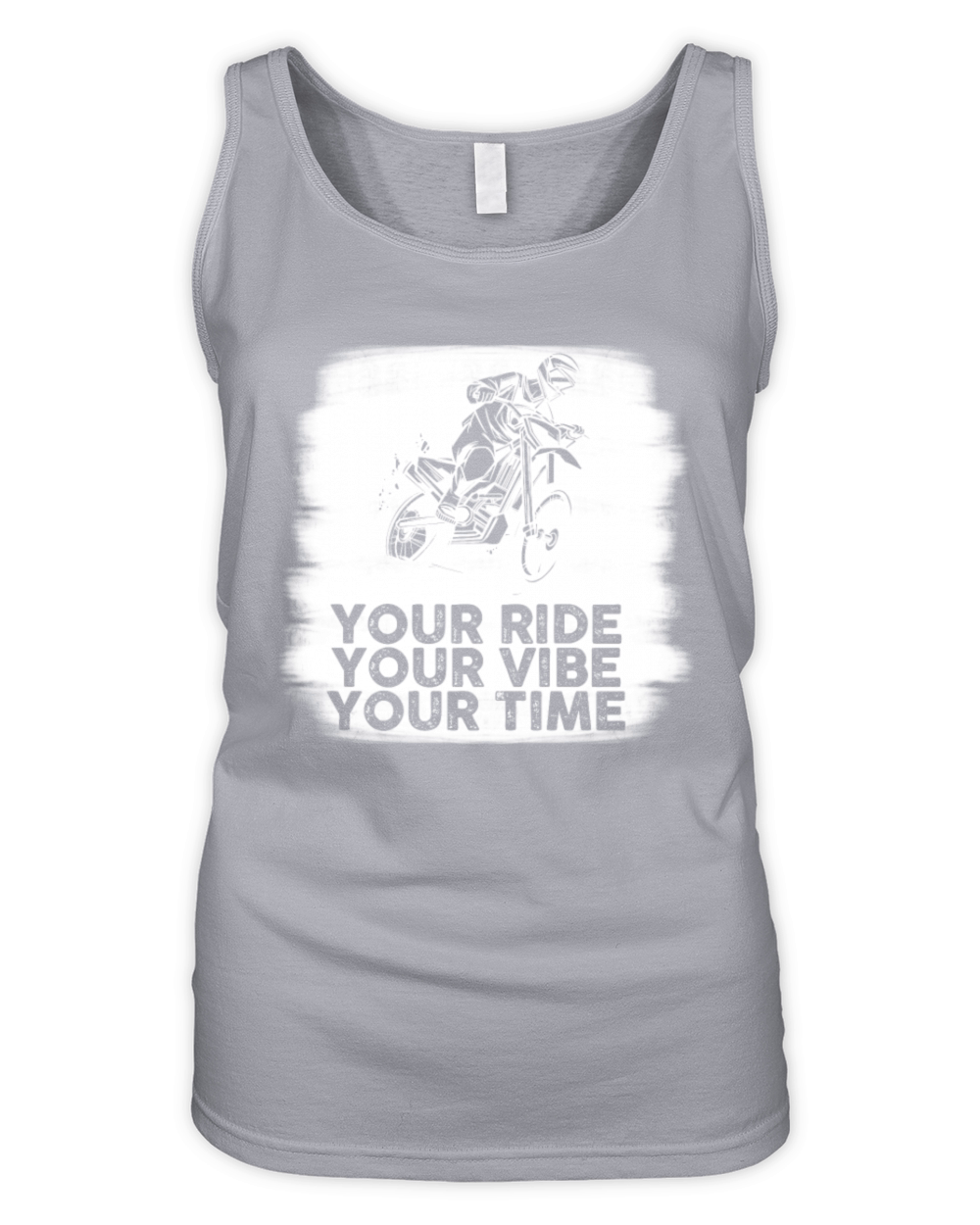 Your Ride Your Vibe Your Time Motocross Organic Women's Tank Top