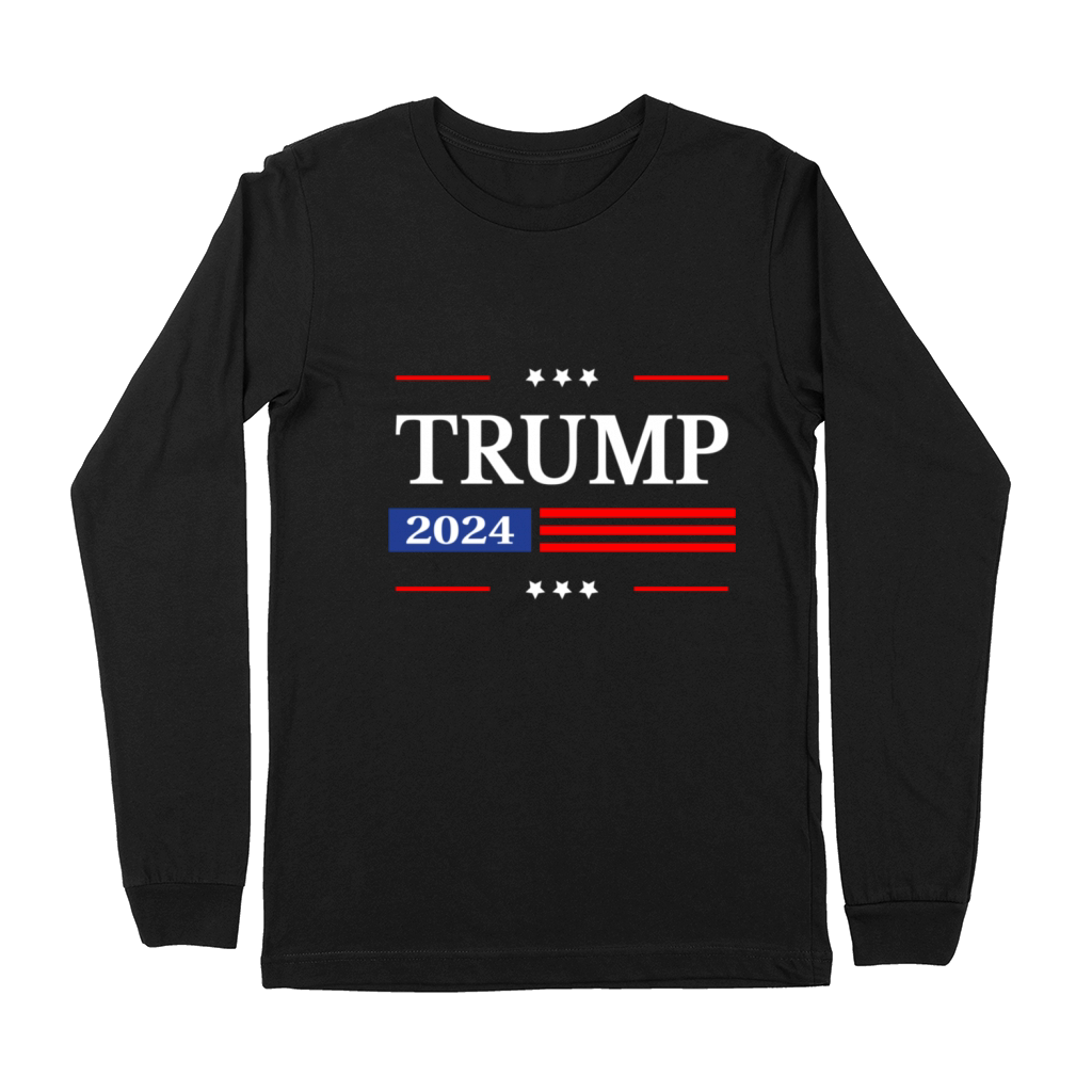 Donald President American Flag Pro Trump Vintage Premium Long Sleeve