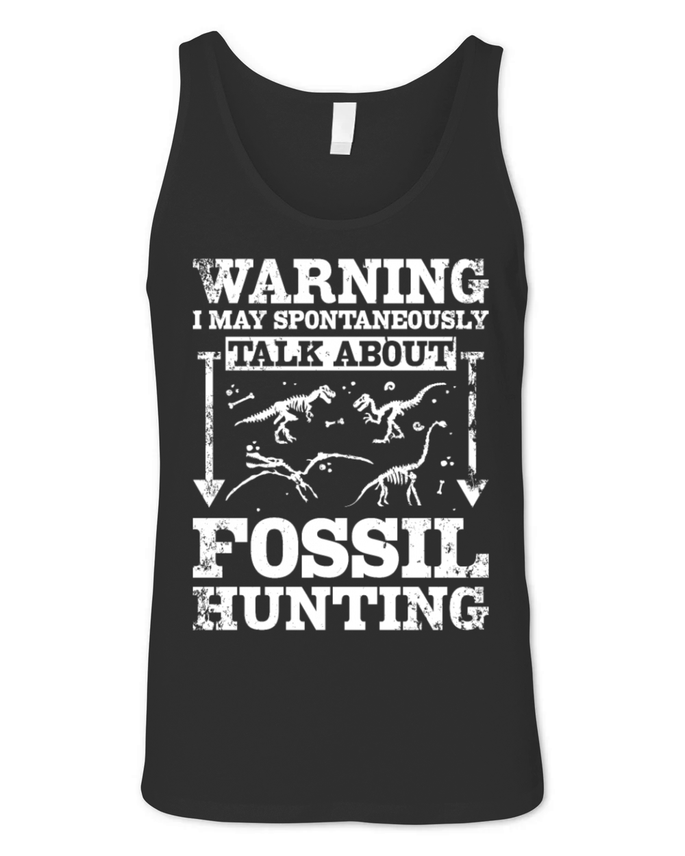 Paleontologist talk about fossil hunting Unisex Jersey Tank