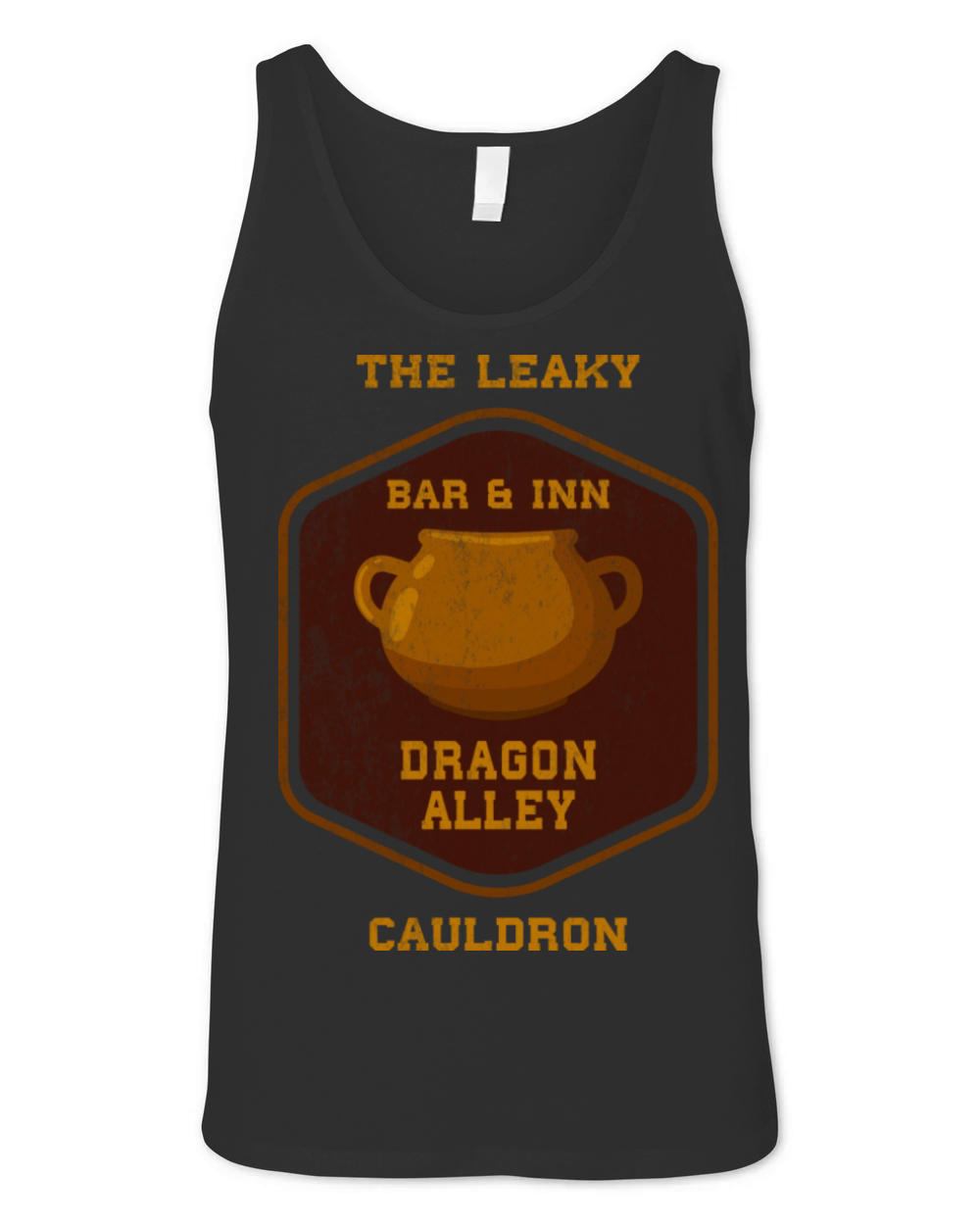 Potter Vintage The Leaky Cauldron Bar Inn Dragon Unisex Jersey Tank