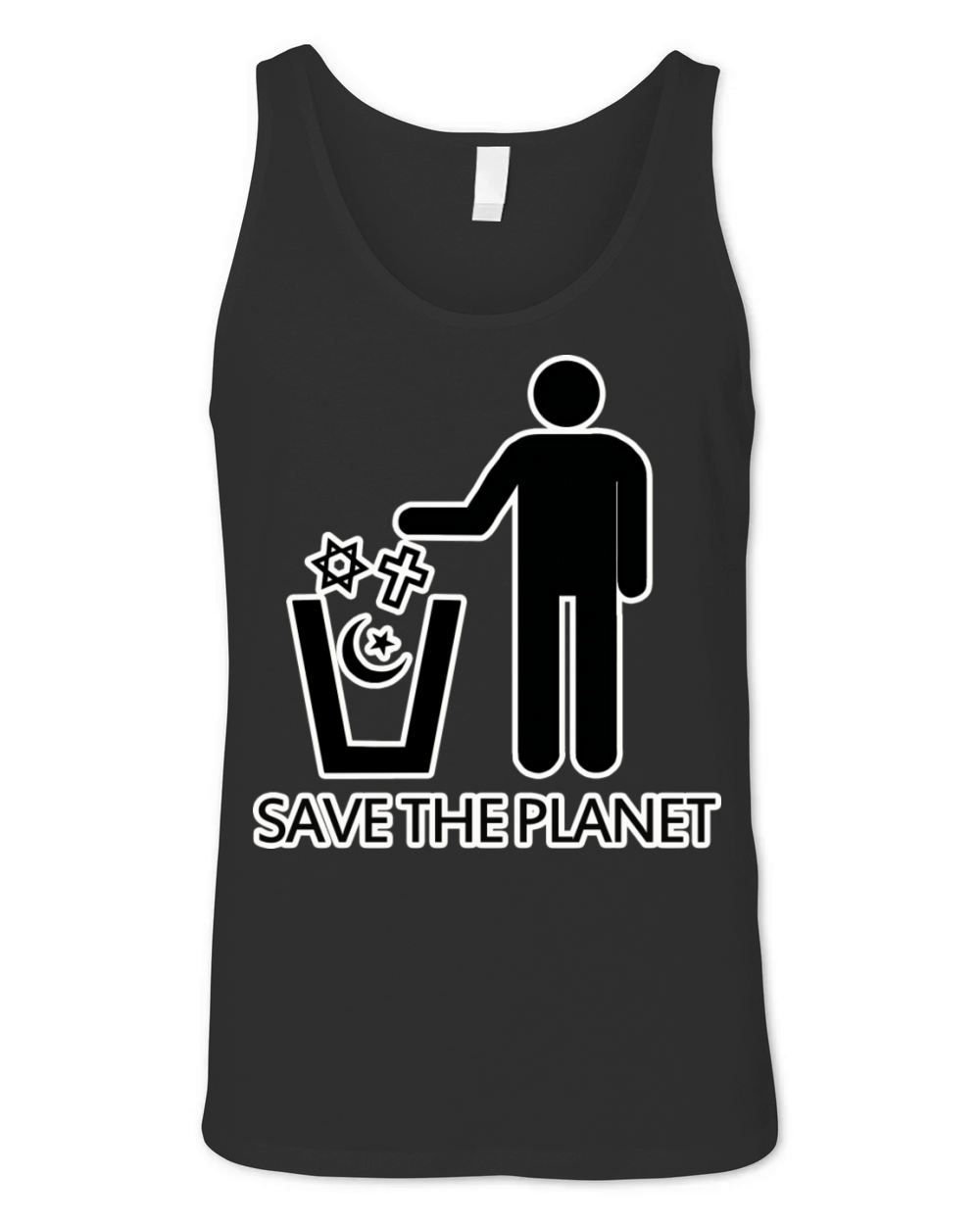 Save The Planet Religions Unisex Jersey Tank