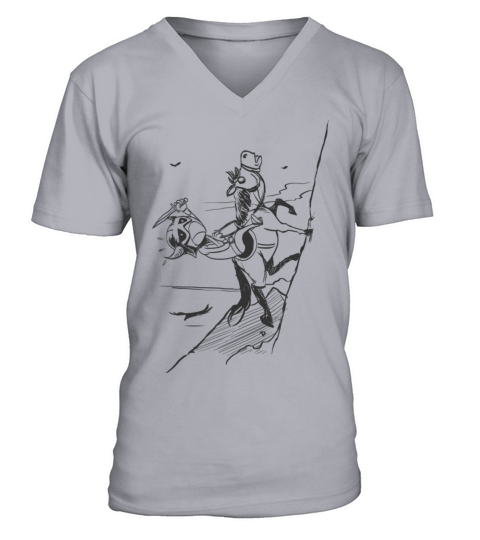 Headless horseman horse V-Neck T-shirt