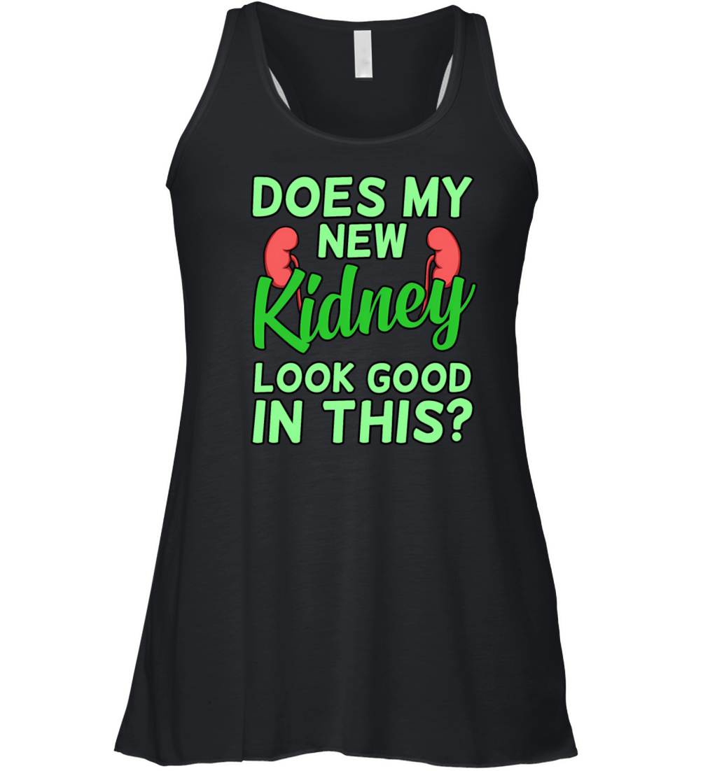 Does Kidney Look Donor Organ Donation Awareness Women's Flowy Tank Top