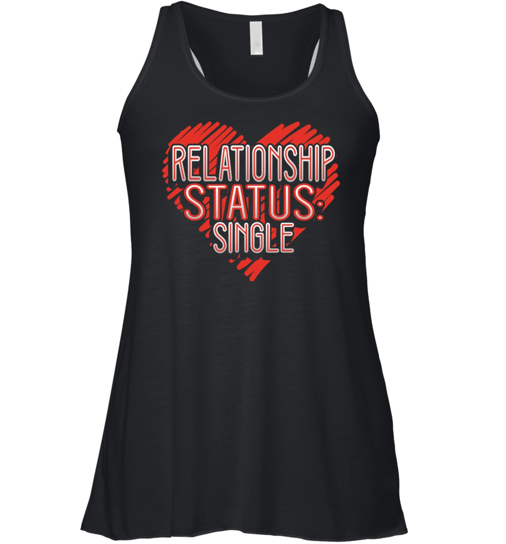 Relationship Status Valentine Funny Humor Women's Flowy Tank Top