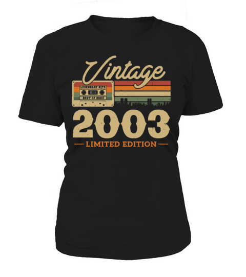 Vintage Retro Birthday Gift 2003 Women's T-Shirt