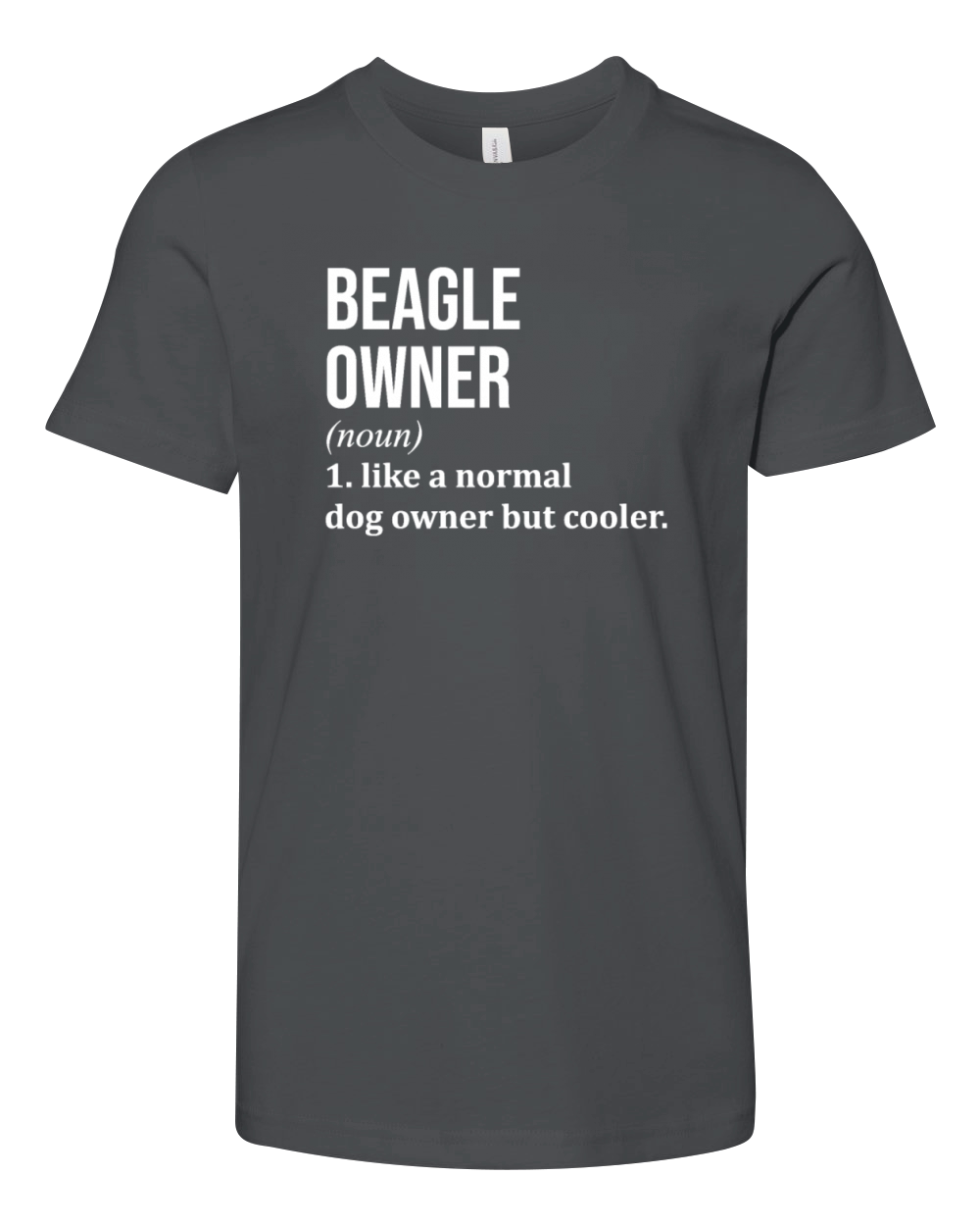 Beagle Dog Funny Youth Unisex Jersey Tee