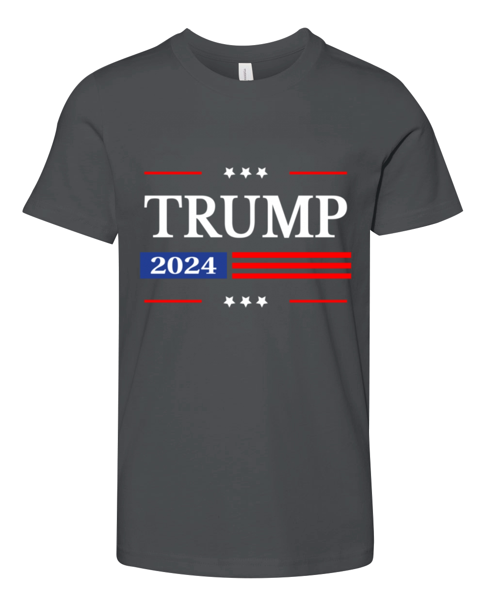 Donald President American Flag Pro Trump Vintage Youth Unisex Jersey Tee