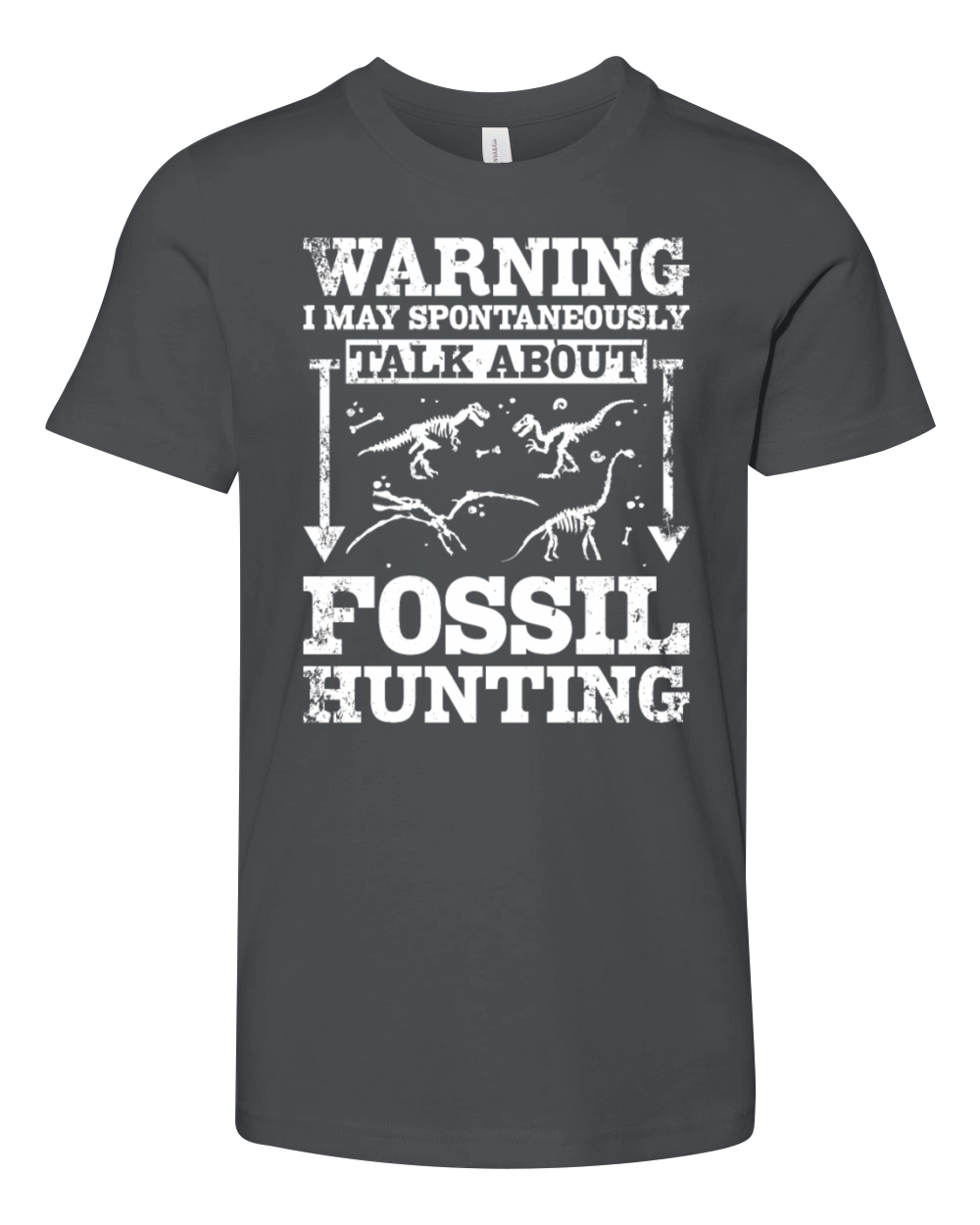 Paleontologist talk about fossil hunting Youth Unisex Jersey Tee