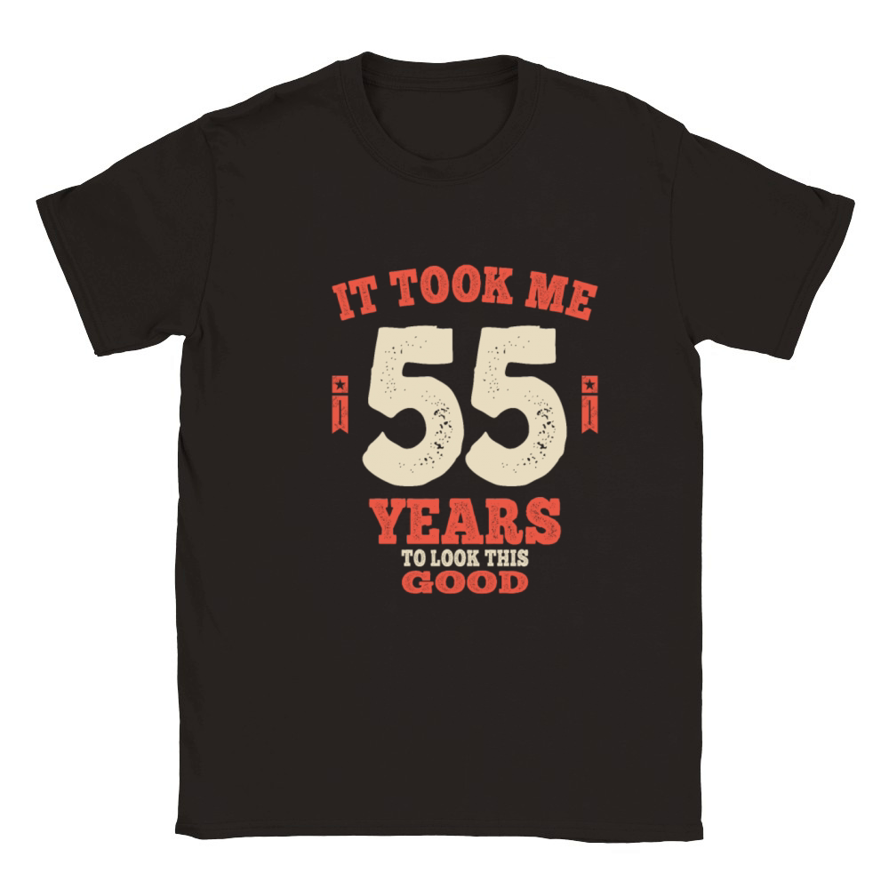 55 Years - It Took Me 55 Years To Look This Good Classic Kids Crewneck T-shirt