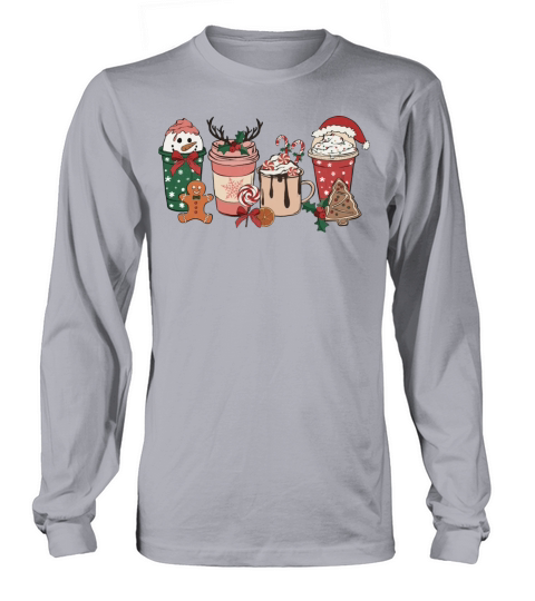 Christmas Coffee Long sleeved Unisex