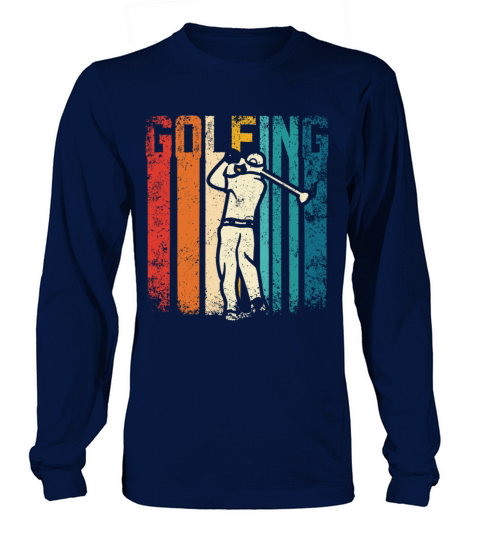 Retro vintage golf design for golfers Long sleeved Unisex