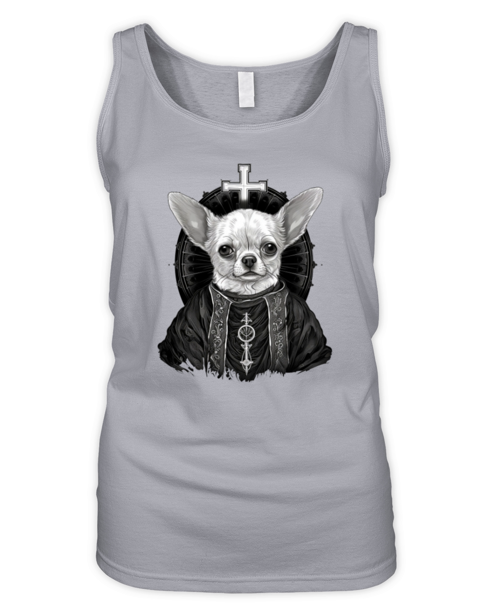 Chihuahua - Pope Dog Church Vatican Catholic Organic Women's Tank Top