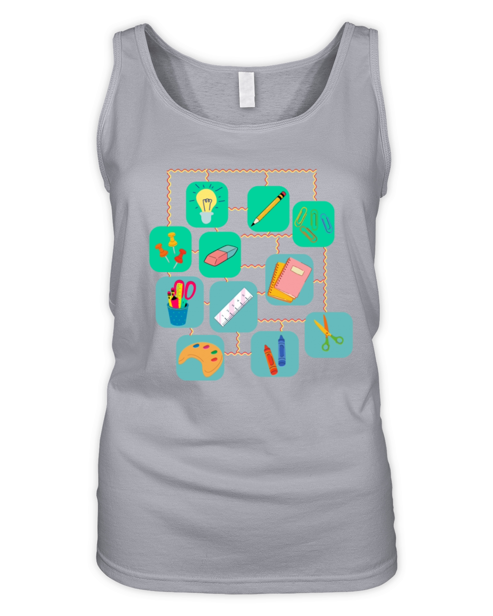 school supplies collection Organic Women's Tank Top