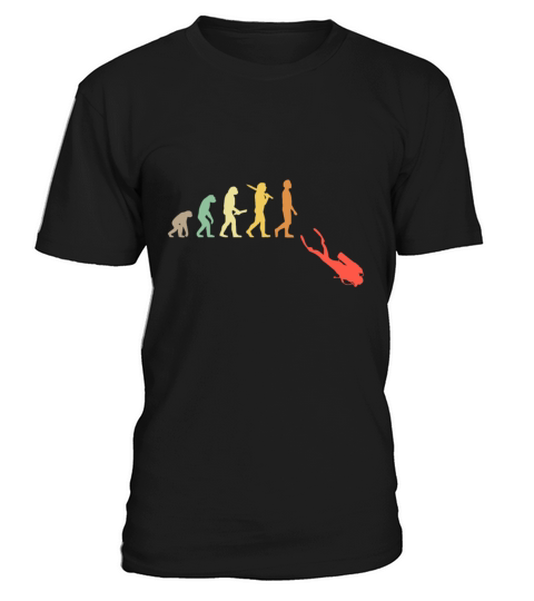 Retro Diving Evolution Gift For Scuba Diversscuba T-Shirt Unisex