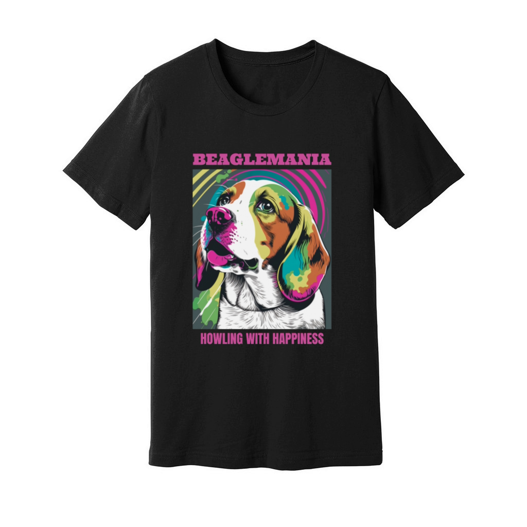 Beagle dog portrait with funny quote Unisex Jersey Tee