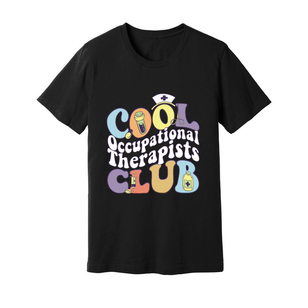 Cool Occupational Therapists Club OT Practitioner Unisex Jersey Tee