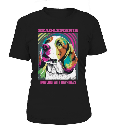 Beagle dog portrait with funny quote Women's T-Shirt