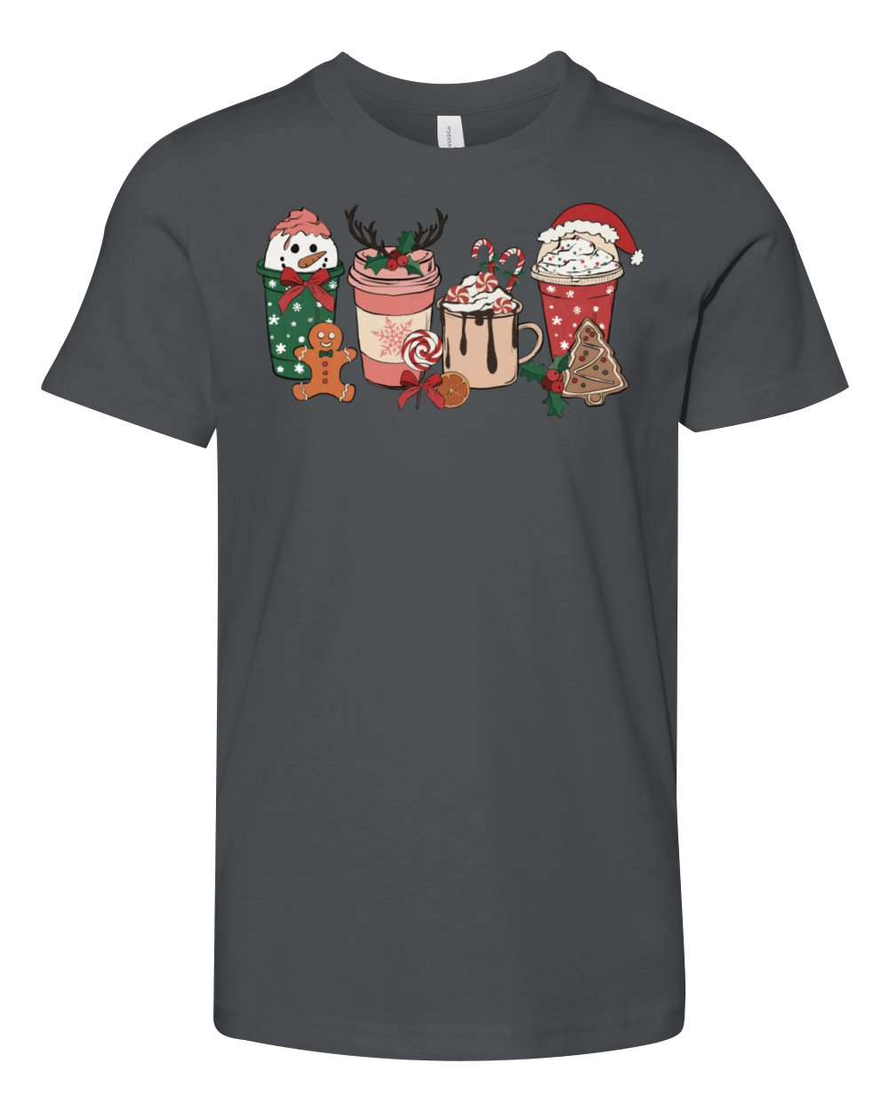 Christmas Coffee Youth Unisex Jersey Tee