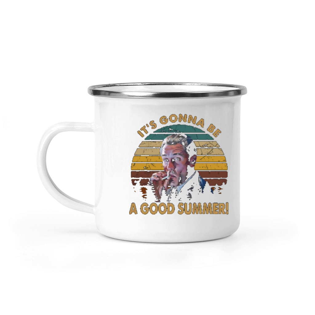 it is gonna be a good summer vintage Camping Mug
