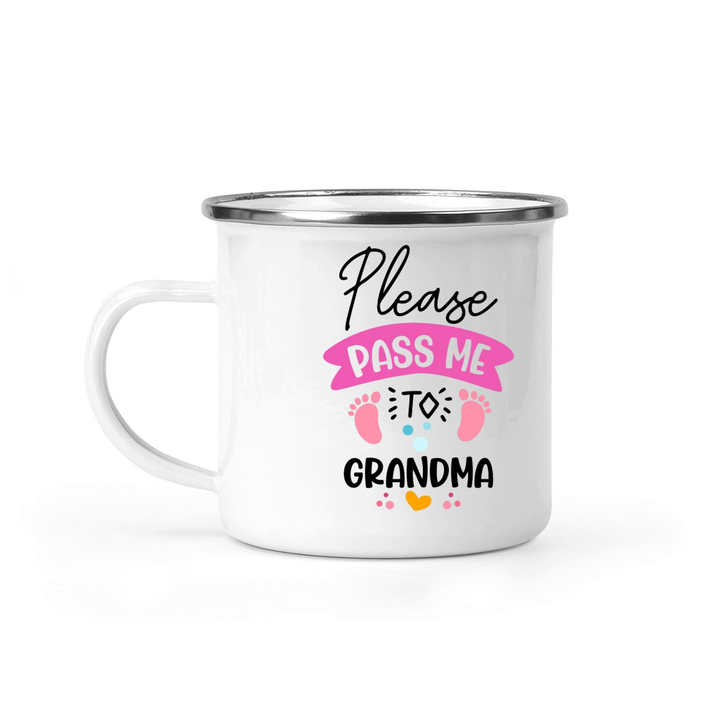 Please pass me to grandma Camping Mug